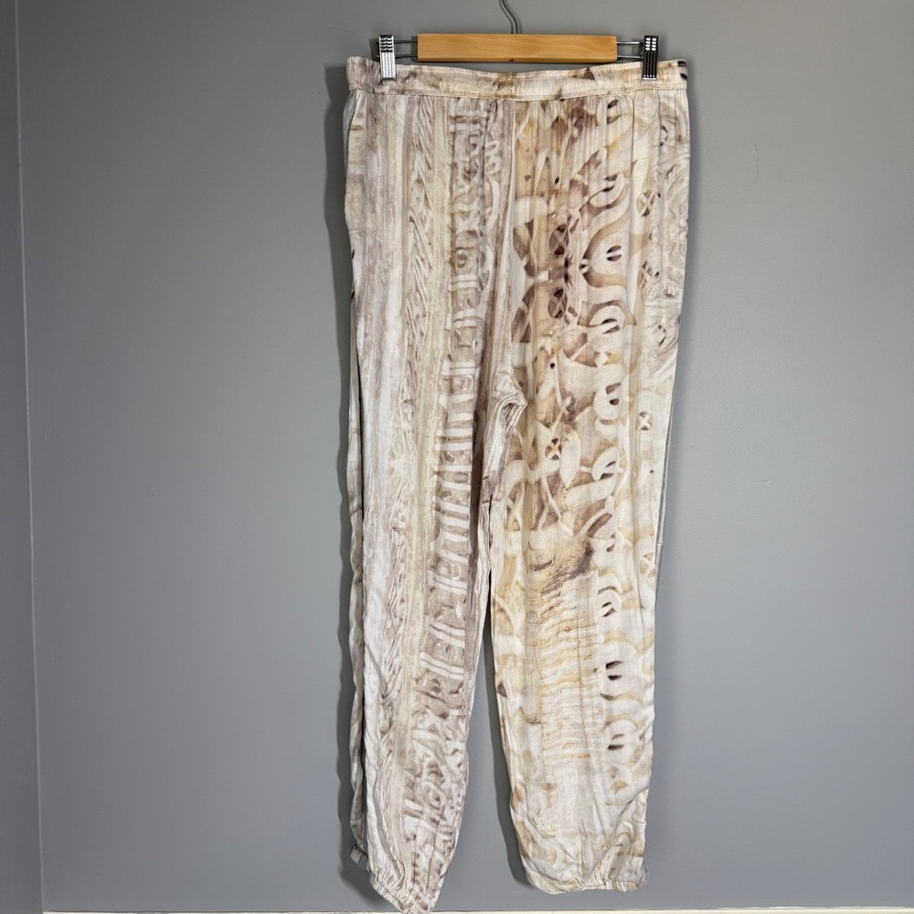 Anthropologie Tiny for Saturday Sunday Women Jogger Pants L Beige Brown
Abstract